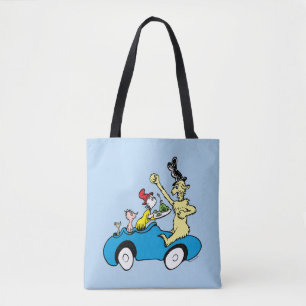 Dr. Seuss Green Eggs and Ham Characters in Car Tote Bag