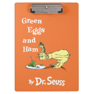 Dr. Seuss   Green Eggs and Ham Clipboard