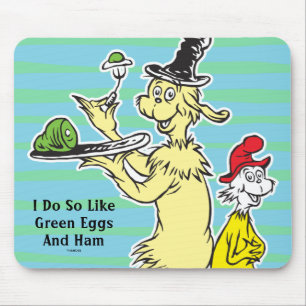 Dr. Seuss   Green Eggs and Ham   Friend & Sam-I-Am Mouse Pad