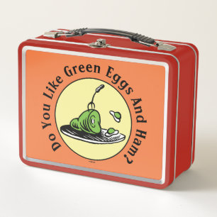 Dr. Seuss   Green Eggs and Ham Icon Metal Lunch Box