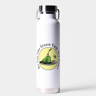 Dr. Seuss   Green Eggs and Ham Icon Water Bottle