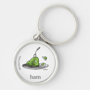 Dr. Seuss Green Eggs and Ham Keychain