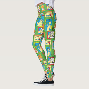 Dr. Seuss Green Eggs and Ham Story Quotes Leggings