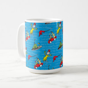 Dr. Seuss   Green Eggs And Ham Storybook Pattern Coffee Mug