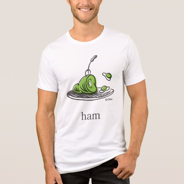 Dr. Seuss | Green Eggs and Ham Tri-Blend Shirt (Front)