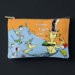 Dr. Seuss Green Eggs & Ham Water Scene Accessory Pouch<br><div class="desc">This officially licensed product features a memorable illustration from the beloved Dr. Seuss book, Green Eggs and Ham. The scene shows Guy-Am-I holding a plate of the famous dish while submerged in the waves, surrounded by Sam-I-Am, a goat, a fox, a mouse, and other classic characters from the story. It...</div>