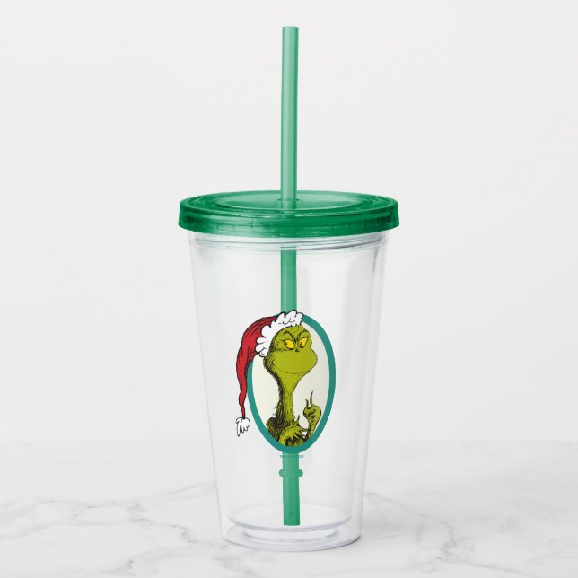 Dr. Seuss | Grinch Acrylic Tumbler (Front)