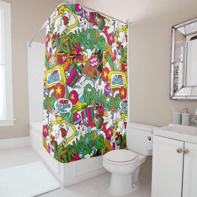Dr. Seuss | Grinch Colourful Pattern (In Situ)