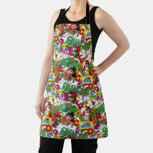 Dr. Seuss   Grinch Colourful Pattern Apron