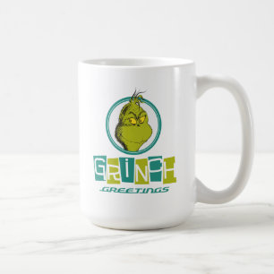 Dr. Seuss   Grinch Greetings Coffee Mug