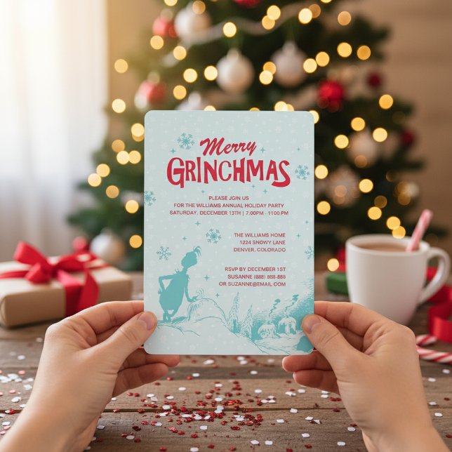 Dr. Seuss | Grinch - Holiday Party Invitation (Creator Uploaded)