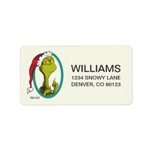 Dr. Seuss   Grinch Label