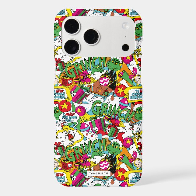 Dr. Seuss | Grinch Motif Coloré (Verso)