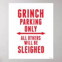 Dr. Seuss | Grinch Parking Only