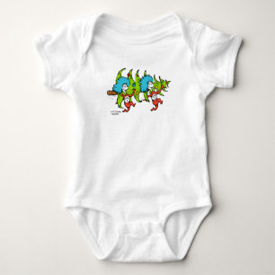 Dr. Seuss   Grinch   Thing One Thing Christmas Baby Bodysuit