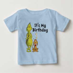 Dr. Seuss Grinch Winter Birthday Baby T-Shirt