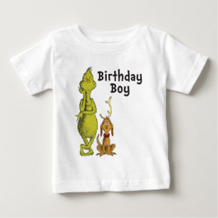 Dr. Seuss Grinch Winter Birthday Baby T-Shirt