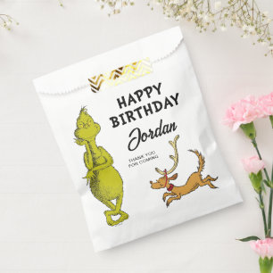 Dr. Seuss   Grinch Winter Birthday Favour Bag