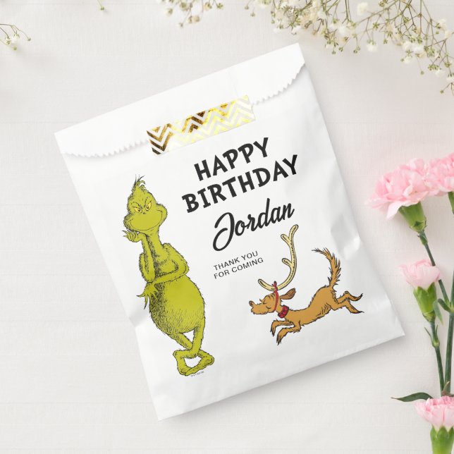 Dr. Seuss | Grinch Winter Birthday Favour Bag (Sealed)