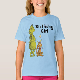 Dr. Seuss Grinch Winter Birthday Girl T-Shirt