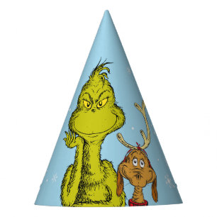 Dr. Seuss   Grinch Winter Birthday Party Hat