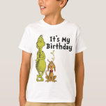 Dr. Seuss | Grinch Winter Birthday T-Shirt<br><div class="desc">Check out this fun Dr. Suess Grinch Winter Birthday Boy shirt.</div>