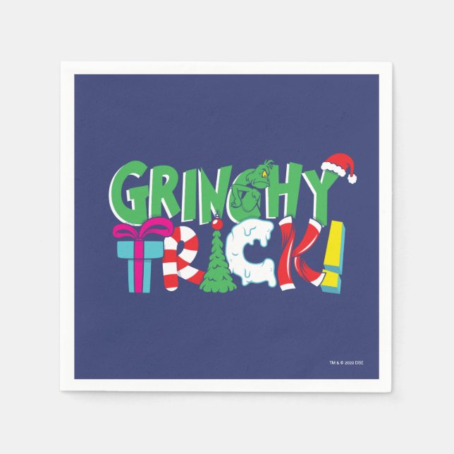 Dr. Seuss | Grinchy Trick Napkin (Front)