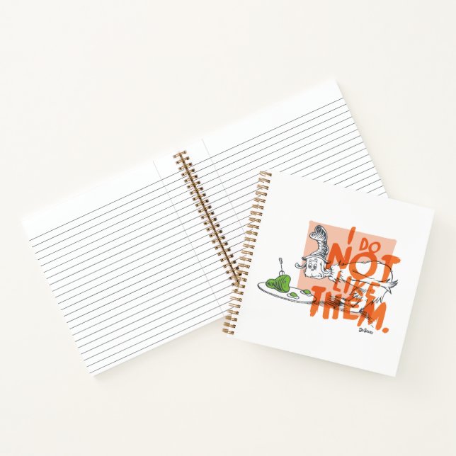 Dr. Seuss Guy-Am-I "I Do Not Like Them" Notebook (Inside)