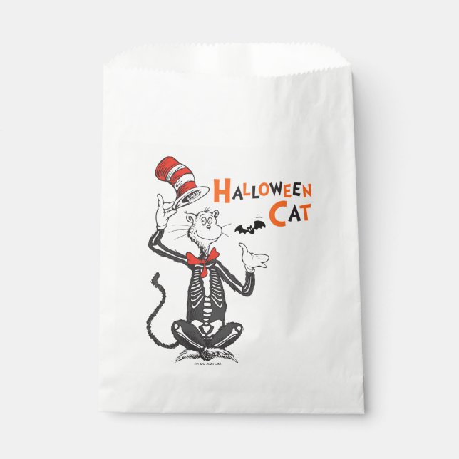 Dr. Seuss | Halloween Cat in the Hat Favour Bag (Front)