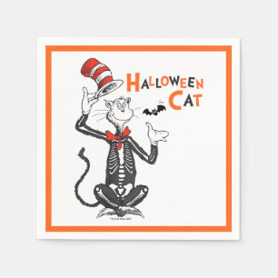 Dr. Seuss   Halloween Cat in the Hat Napkin