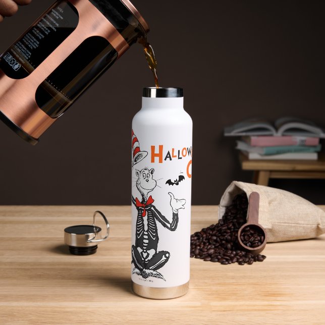 Dr. Seuss | Halloween Cat in the Hat Water Bottle (Coffee)
