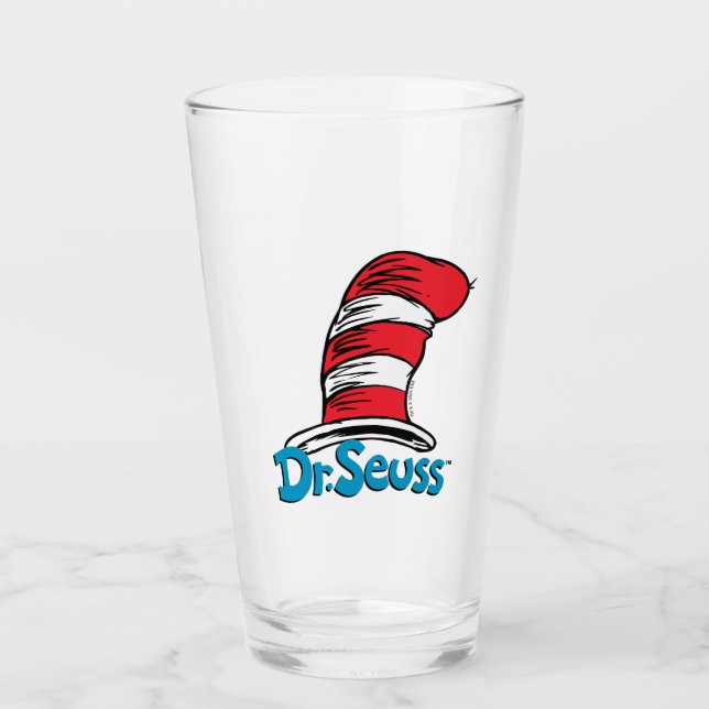 Dr. Seuss Hat Logo Glass (Front)