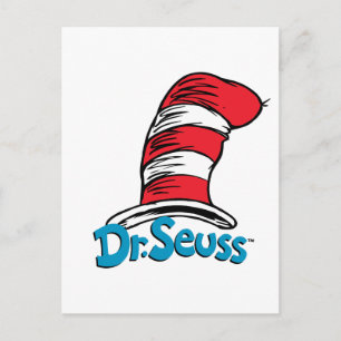 Dr. Seuss Hat Logo Postcard