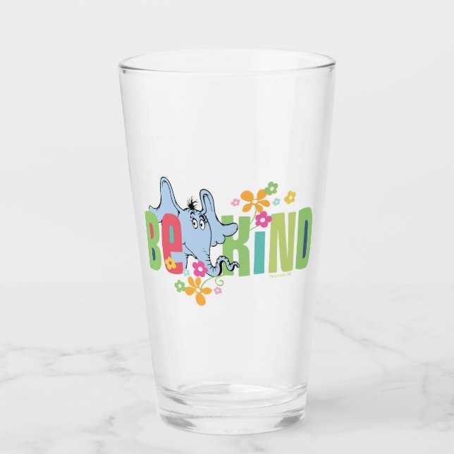 Dr. Seuss Horton Hears A Who | Be Kind Glass (Front)