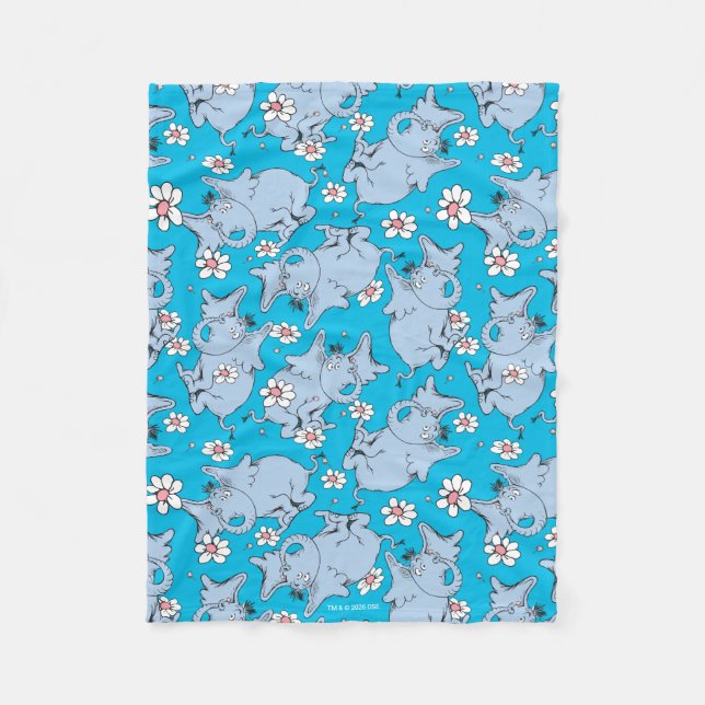 Dr. Seuss Horton Hears a Who Fleece Blanket (Front)
