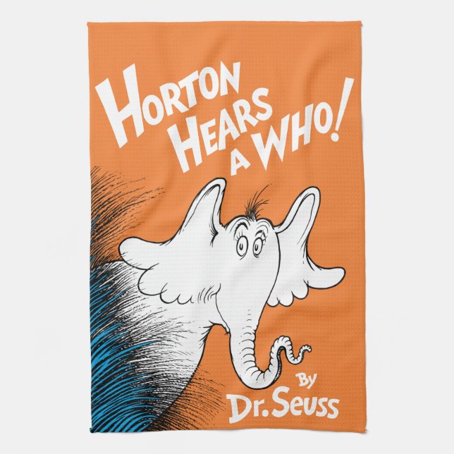 Dr. Seuss | Horton Hears A Who the Book Kitchen Towel (Vertical)