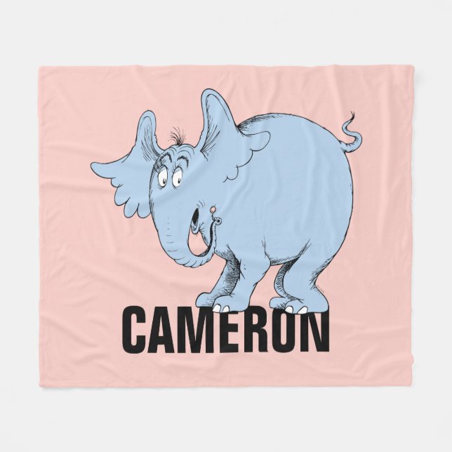 Dr. Seuss | Horton Hears Whos Fleece Blanket (Front (Horizontal))