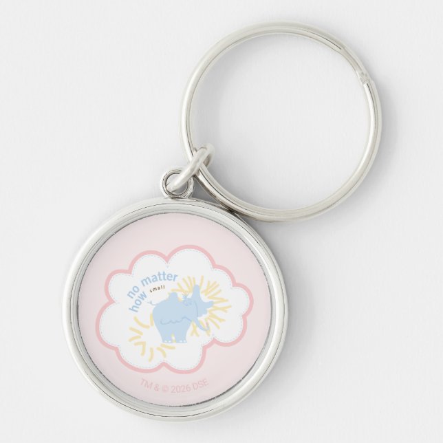 Dr. Seuss Horton | No Matter How Small Keychain (Front)