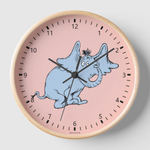 Dr. Seuss   Horton Side Look Clock