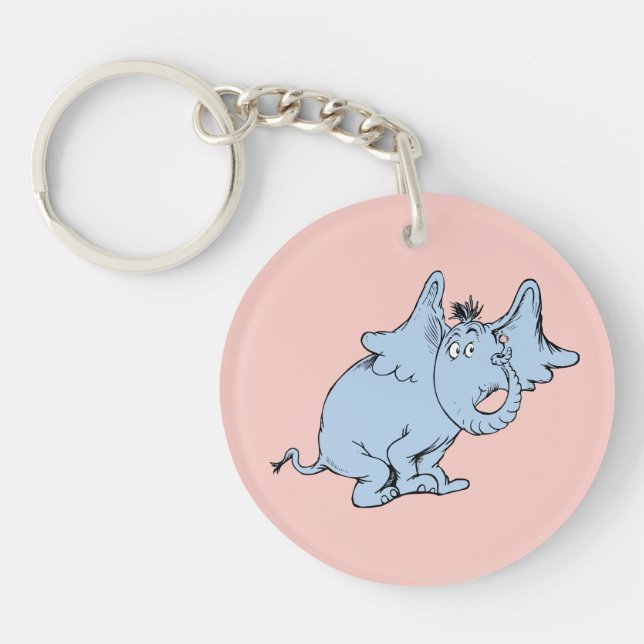 Dr. Seuss | Horton Side Look Keychain (Front)