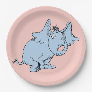 Dr. Seuss   Horton Side Look Paper Plate