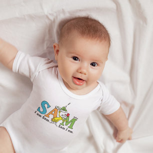 Dr. Seuss   I Am Sam. Sam I Am. Baby Bodysuit