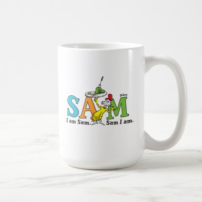 Dr. Seuss | I Am Sam. Sam I Am. Coffee Mug (Right)