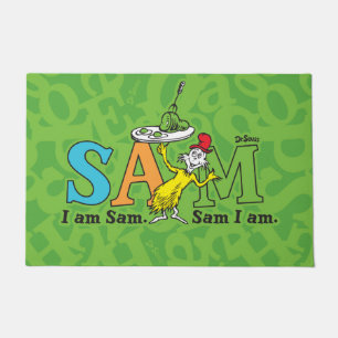 Dr. Seuss   I Am Sam. Sam I Am. Doormat