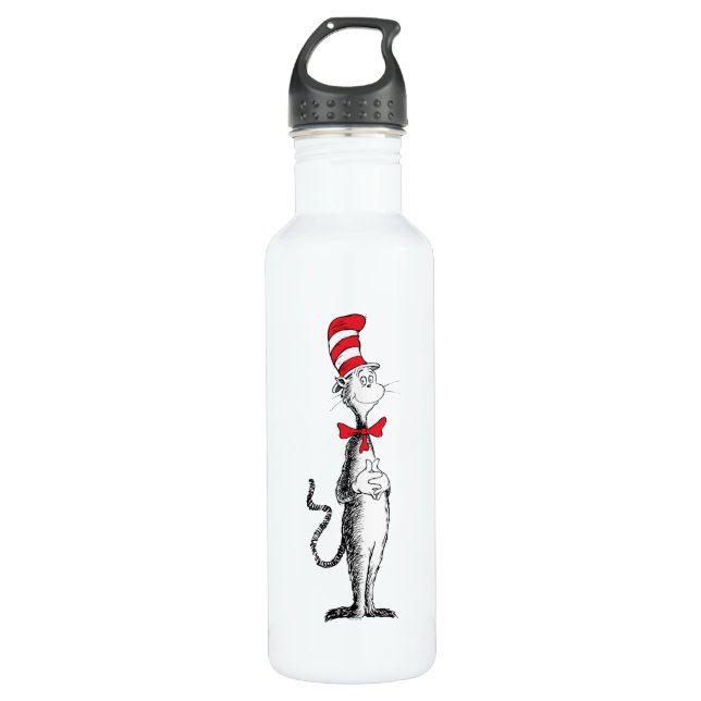 Dr. Seuss I Cat in the Hat Standing Tall 710 Ml Water Bottle (Front)