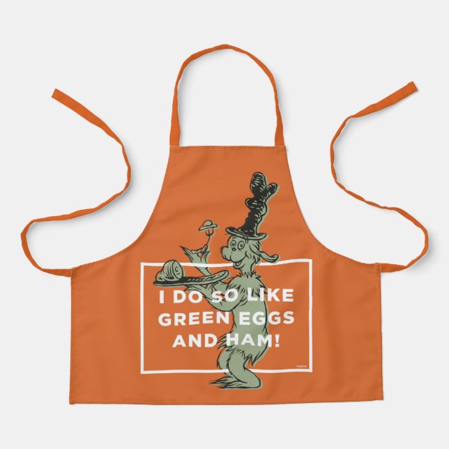 Dr. Seuss | I Do So Like Green Eggs and Ham Apron (Front)