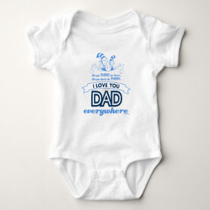 Dr. Seuss   I Love You Dad Everywhere Baby Bodysuit
