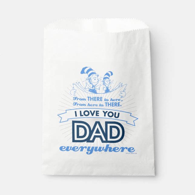 Dr. Seuss | I Love You Dad Everywhere Favour Bag (Front)