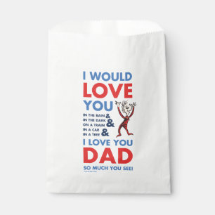 Dr. Seuss I Love You Dad So Much You See Favour Bag