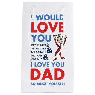 Dr. Seuss   I Love You Dad So Much You See Small Gift Bag
